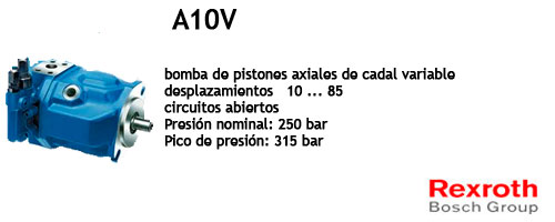  bombas de pistones, hidraulica americana